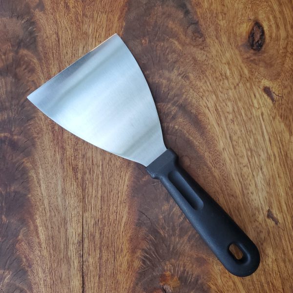 Frying Pan Scraper - Spatula Type oblique - Stainless Steel - Dishwasher Safe Sale