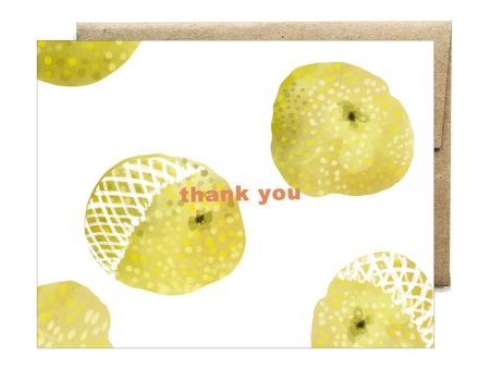 Asian pear thank you set For Sale