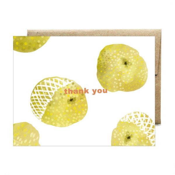 Asian pear thank you set For Sale