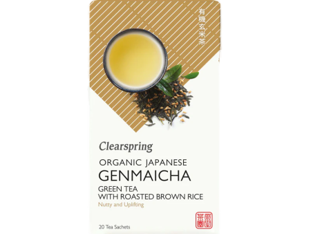 Clearspring - Genmaicha japonais bio 20 sachets de thé 36g Discount