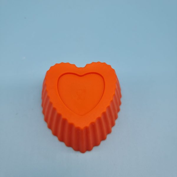 Silicon Cup Cake - Heart Shape - 1 pc Online