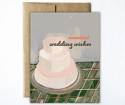 Wedding cake card Sale