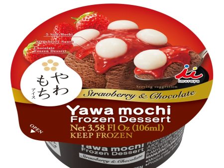 Strawberry & Chocolate Yawa Mochi Ice Cream Cup Supply