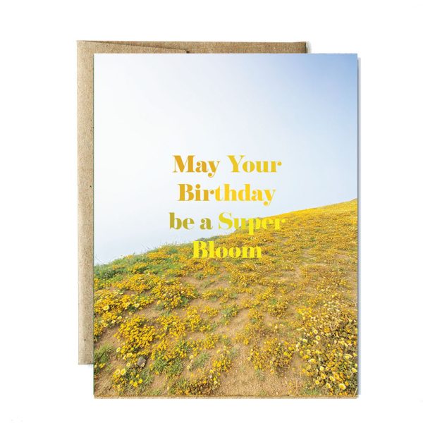 Superbloom birthday card Supply