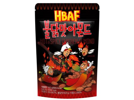 Hbaf Mandel mit Hühnchengeschmack Hot & Spicy 120 g Online Hot Sale