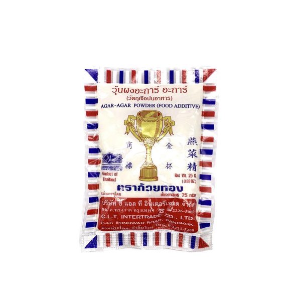 Gold Cup White Agar Agar Pulver 25 g on Sale