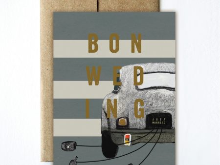 Bon wedding car card Online