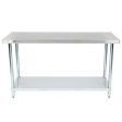 Stainless steel Kitchen Working Table 100*60*89cm For Sale