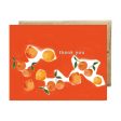 Lucky orange thank you card For Discount