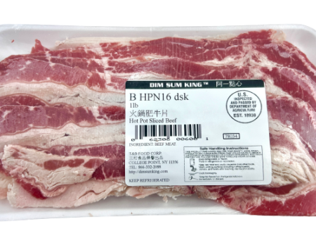 火鍋肥牛片 - 火锅肥牛片 - HOT POT SLICED BEEF (1LB Pack) For Discount