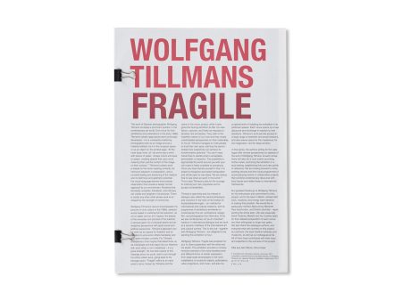 FRAGILE by Wolfgang Tillmans Hot on Sale